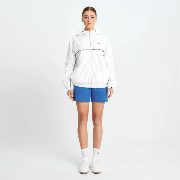 Ellesse Kadın Fermuarlı Kapüşonlu Ceket Beyaz Yazlık ürün görseli 1