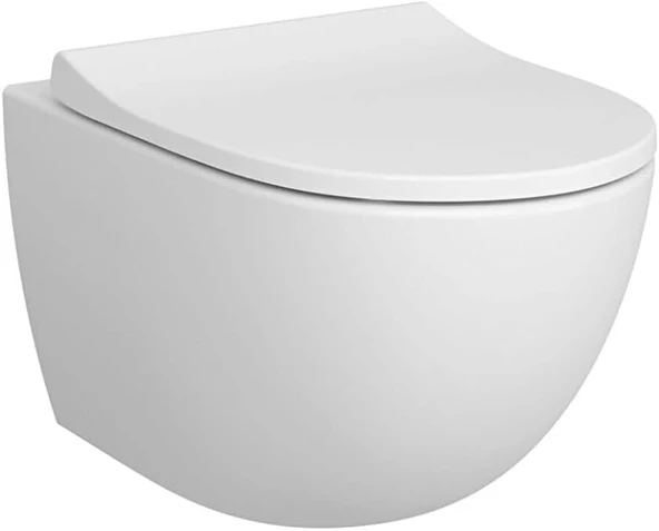 VitrA Sento 7748B003-0559 Rim-ex Asma Klozet, 54 cm, Beyaz ürün görseli 1