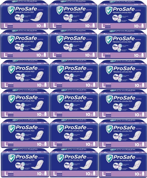 Prosafe Multiped Regl - Mesane - Lohusa Pedi L - Büyük - Large Extra/Gece 180 Adet ürün görseli 1