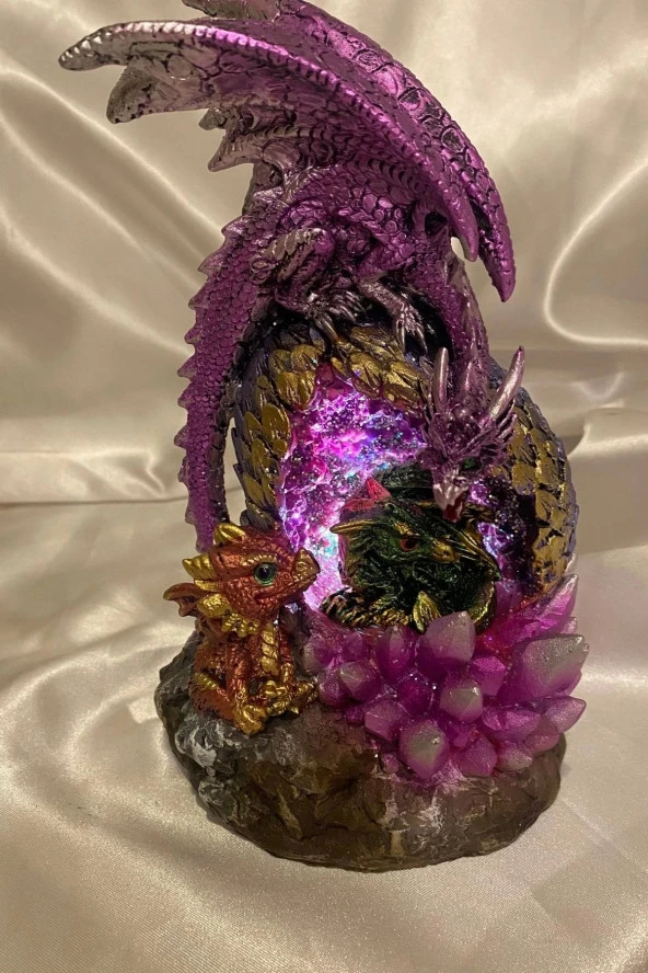 Dragon Ejderha Feng Shui Ejderha Işık Orta Boy - Resim 4