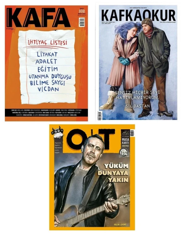 Kafa + Kafkaokur + OT Dergi Yıllık Abonelik ürün görseli 1