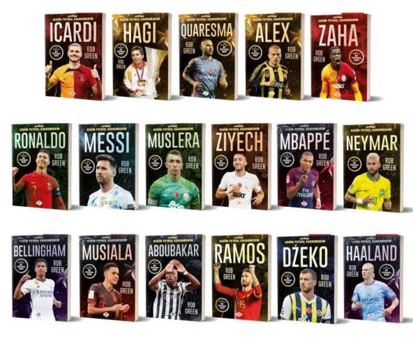 Dokuz Benim Futbol Kahramanlarım Seti 17 Kitap Set ürün görseli 1
