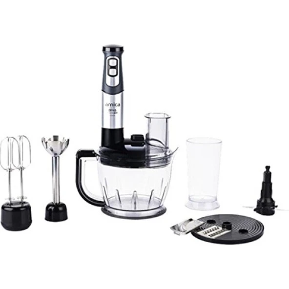 Arnica GH21801 Diva Trend Pro Doğrayıcı Blender Seti Gümüş ürün görseli 1