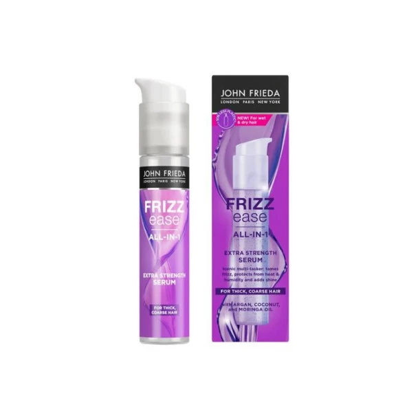 John Frieda Frizz Ease Kalın Telli ve İnatçı Saçlar İçin Ekstra Güçlü Serum 50 ml ürün görseli 1