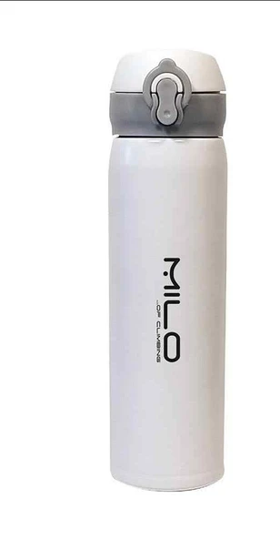 MİLO - LAKE ÇELİK TERMOS - 420 ML LAKE ÇELİK TERMOS BEYAZ ürün görseli 1