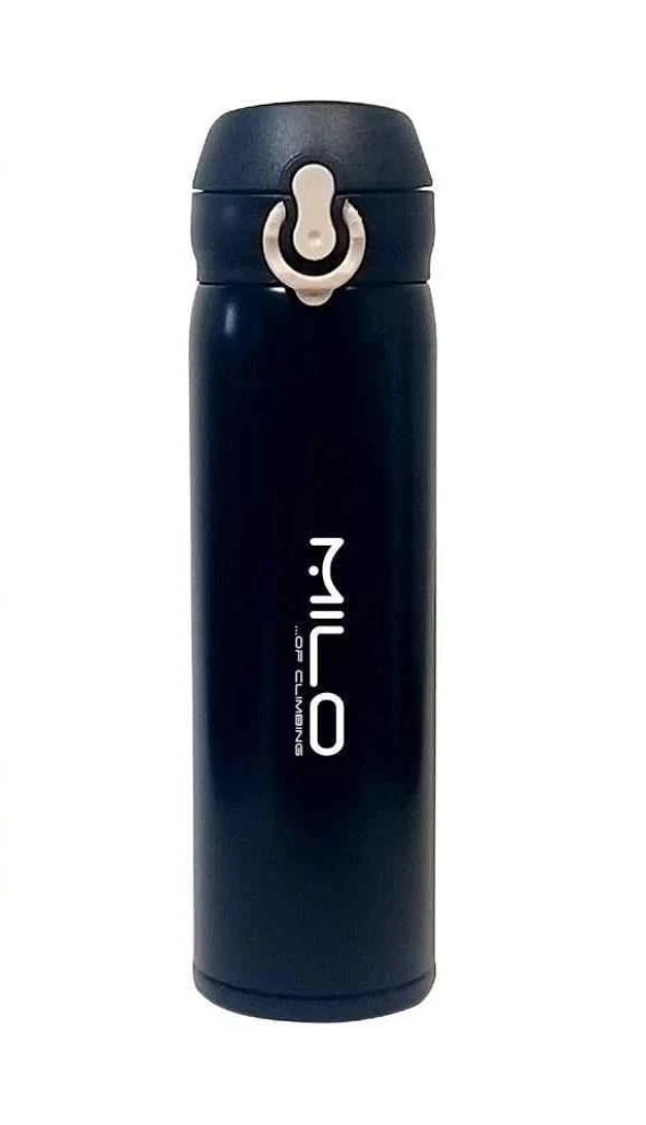 MİLO - LAKE ÇELİK TERMOS - 420 ML LAKE ÇELİK TERMOS SİYAH ürün görseli 1