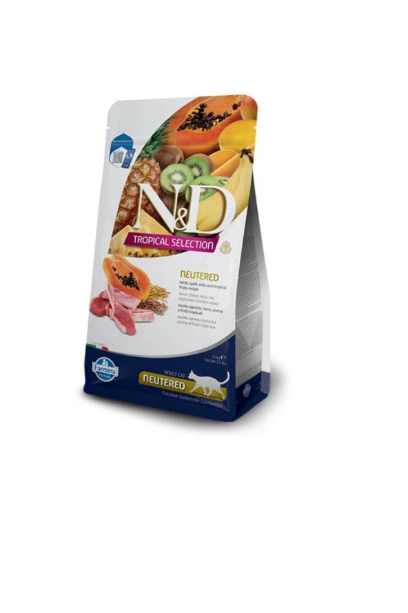 N&D N&D Tropical Selection Kuzulu Yetişkin Kısır Kedi Maması 10 Kg ürün görseli 1