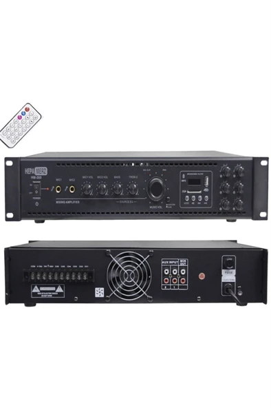 Hepa Merz HM350 - 6 Bölgeli Anfi 350 Watt 6 Zone Mikser Amfi Usb Bluetooth ürün görseli 1