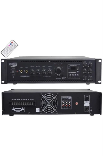 Hepa Merz HM550 - 6 Bölgeli Anfi 550 Watt 6 Zone Mikser Amfi Usb Bluetooth ürün görseli 1