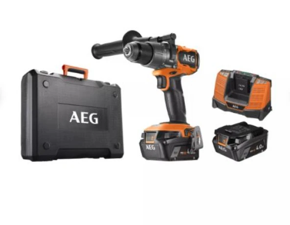 Aeg Bsb 18C3bl-402C Kömürsüz 4 Ah Çift Akülü Darbeli Matkap 4935478938 ürün görseli 1