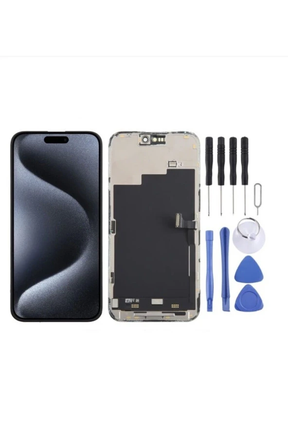 15 Pro Max Uyumlu Lcd Dokunmatik Ekran (Tamir Kit Hediyeli) ürün görseli 1