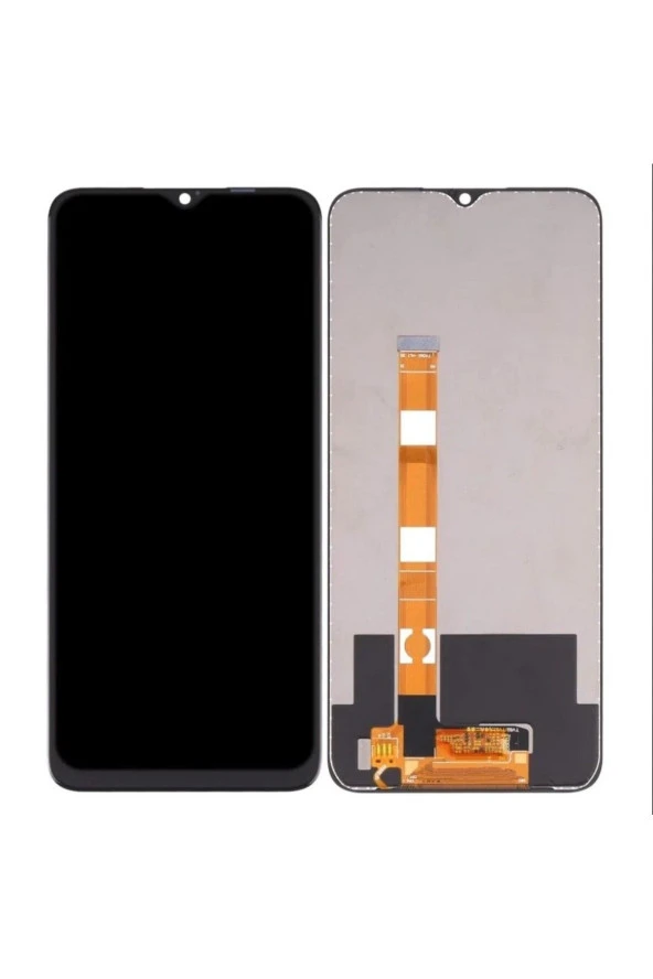 REALME NARZO 50 UYUMLU LCD DOKUNMATİK EKRAN ÇITASIZ SİYAH ürün görseli 1