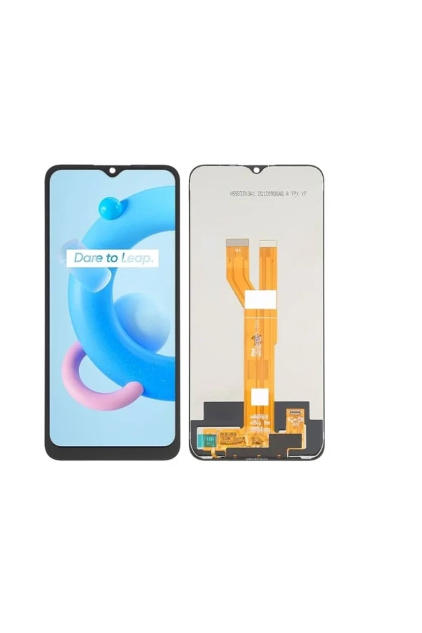 REALME C20 UYUMLU LCD DOKUNMATİK EKRAN ÇITASIZ SİYAH (TAMİR SETİ HEDİYELİ) ürün görseli 1