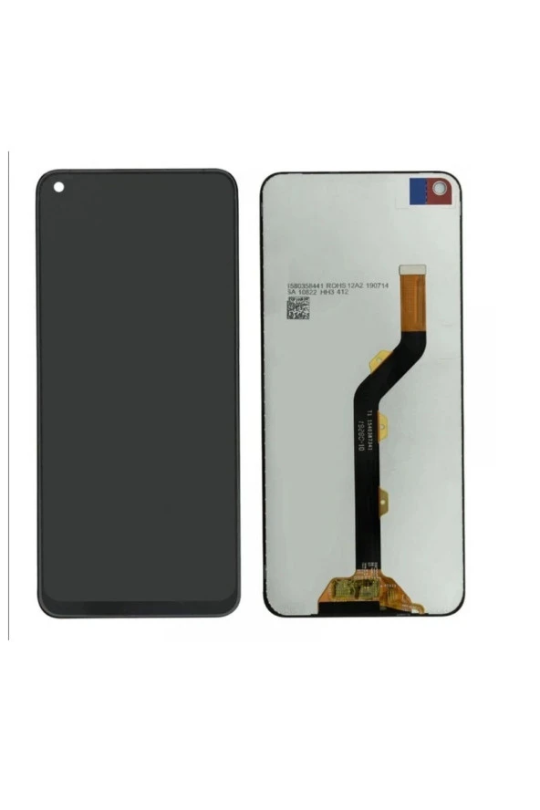 INFINIX S5 UYUMLU LCD DOKUNMATİK EKRAN ÇITASIZ SİYAH (X652) ürün görseli 1