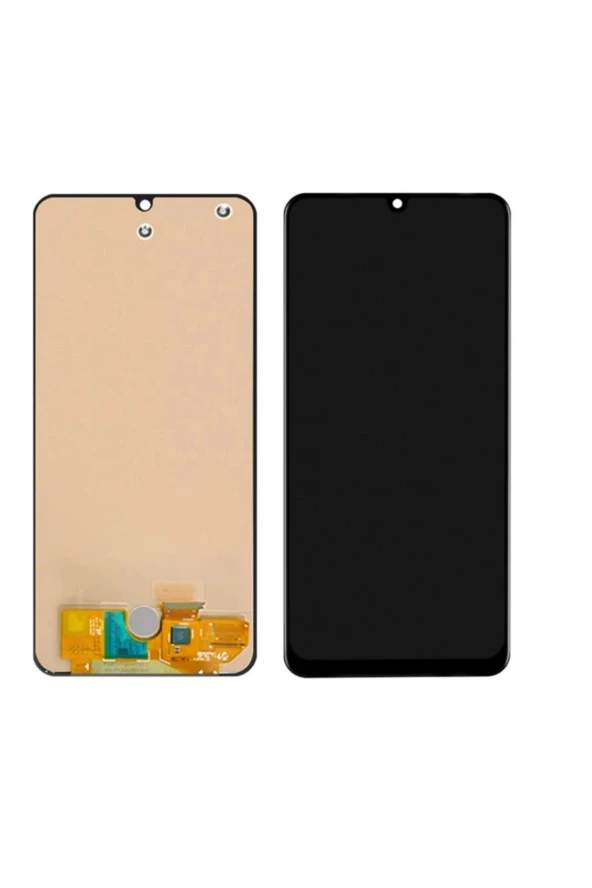 SAMSUNG M22 M225 UYUMLU LCD DOKUNMATİK EKRAN ÇITASIZ SİYAH ürün görseli 1