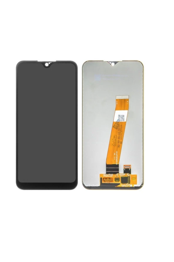 SAMSUNG GALAXY A01-M A015-M UYUMLU LCD DOKUNMATİK EKRAN  ÇITASIZ SİYAH (M) ürün görseli 1