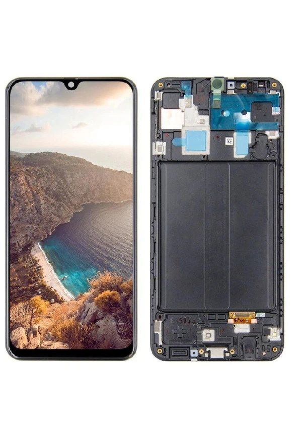A30 A305 UYUMLU LCD DOKUNMATİK EKRAN ÇITALI SİYAH (OLED) ürün görseli 1