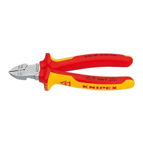 Knipex 1426160 Kablo Sıyırıcılı Yan Keski ürün görseli 1