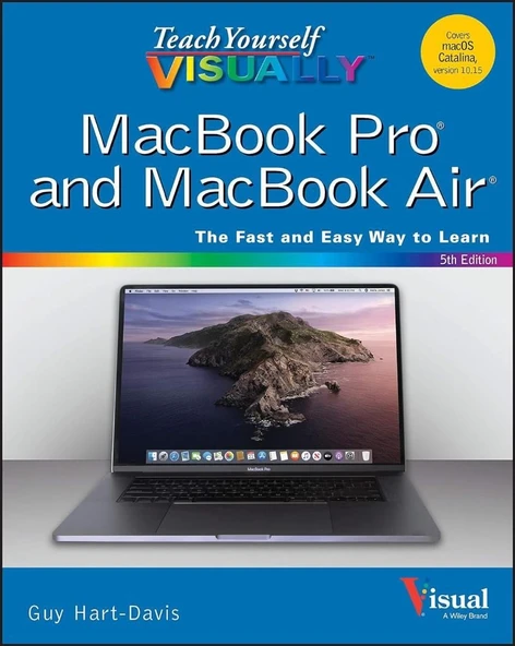 Teach Yourself VISUALLY MacBook Pro and MacBook Air (Teach Yourself VISUALLY (Tech)) 5th Edition uy Hart-Davis ürün görseli 1