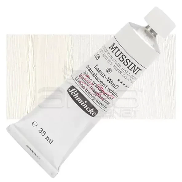 Mussini 35ml Yağlı Boya Seri:5 No:105 Translucent White ürün görseli 1