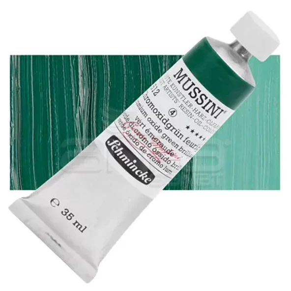 Mussini 35ml Yağlı Boya Seri:4 No:512 Chromium Oxide Green Brilliant ürün görseli 1