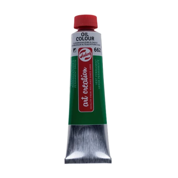 TALENS ART CREATİON YAĞLI BOYA 662 PERMANENT GREEN 200ml (RT9016662M) ürün görseli 1