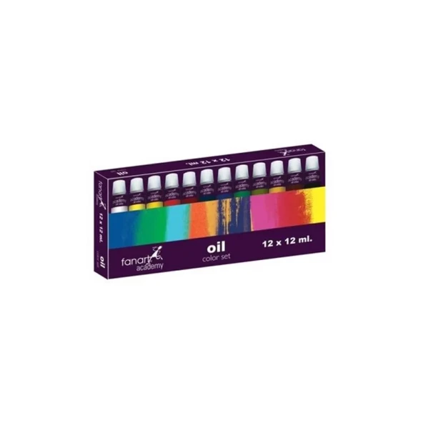 FANART ACADEMY YAĞLI BOYA 12x12ml (1000.S12) ürün görseli 1