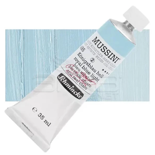 Mussini 35ml Yağlı Boya Seri:2 No:485 Royal Blue Light ürün görseli 1