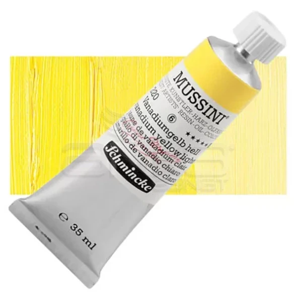 Mussini 35ml Yağlı Boya Seri:6 No:220 Vanadium Yellow Light ürün görseli 1