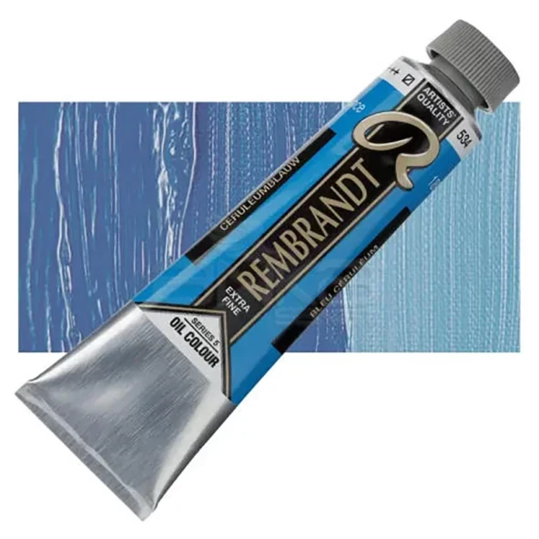 Rembrandt 40ml Yağlı Boya Seri:5 No:534 Cerulean Blue ürün görseli 1