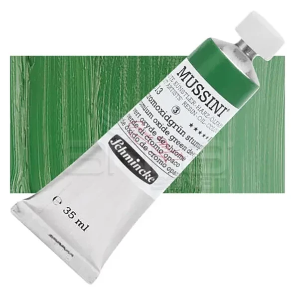 Mussini 35ml Yağlı Boya Seri:3 No:513 Chromium Oxide Green Deep ürün görseli 1