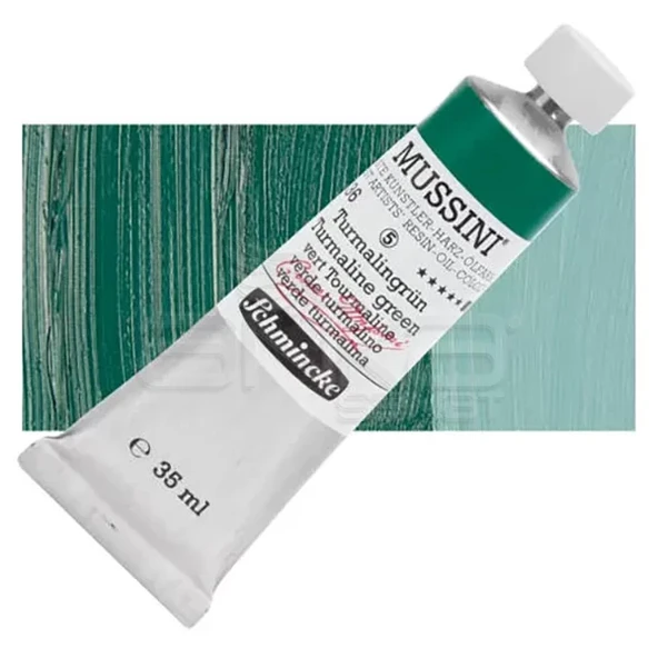 Mussini 35ml Yağlı Boya Seri:5 No:536 Turmaline Green ürün görseli 1