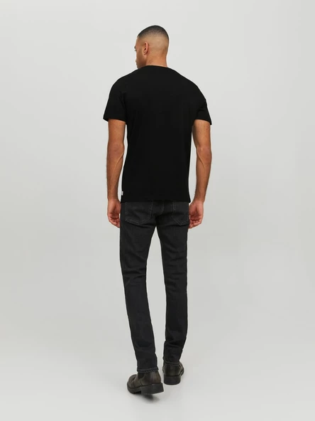 JACK JONES Erkek V Yaka Basic Tişört 12156102 - Resim 2