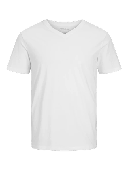 JACK JONES Erkek V Yaka Basic Tişört 12156102 - Resim 7