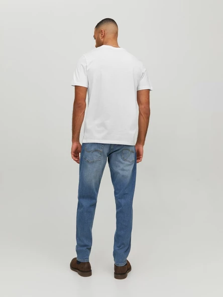 JACK JONES Erkek V Yaka Basic Tişört 12156102 - Resim 2