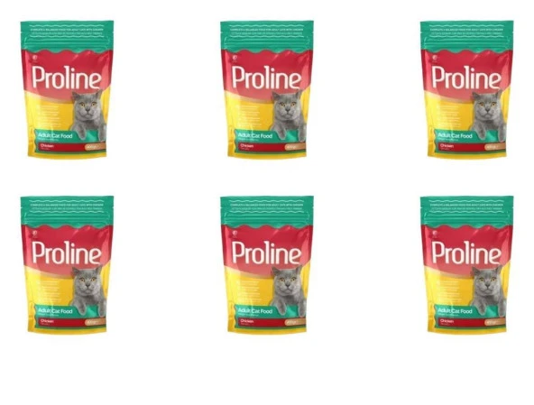 Pro Line Yetişkin Tavuklu Kedi Maması 400 Gr X 6 Adet ürün görseli 1