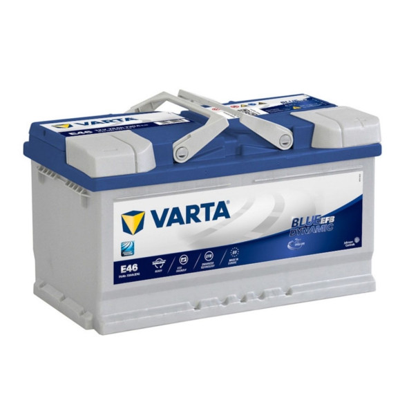 E46   12V 75 AMPER 730A EN EFB START STOP VARTA AKÜ ALÇAK BASIK TİP Ü.T ARALIK  2025 ürün görseli 1
