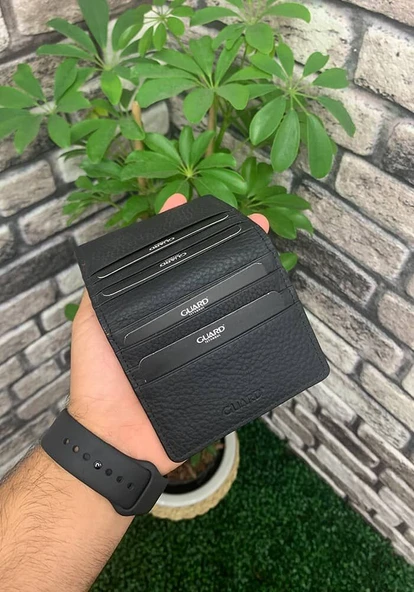 Guard Siyah / Kırmızı Patlı Tasarım Deri Kartlık - GRD2403XW22175 ürün görseli 1