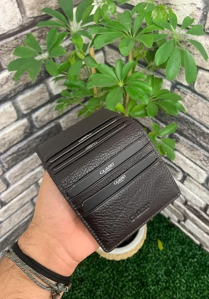 Guard Kahverengi Patlı Tasarım Deri Kartlık - GRD2403XW22413 ürün görseli 1