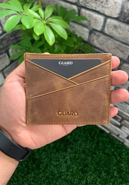 Guard Antik Taba Hakiki Deri Kartlık - GRD2403XW22426 ürün görseli 1