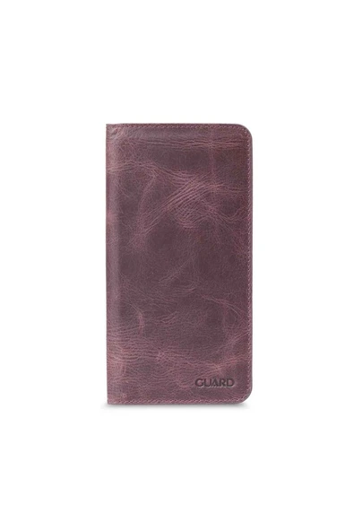 Guard Antik Bordo  Telefon Girişli El Portföyü - GRD2403XW22468 ürün görseli 1