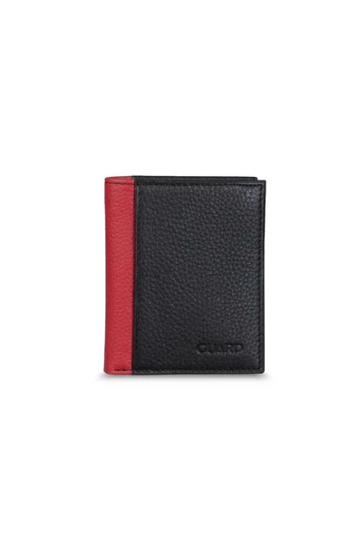 Guard Siyah/Kırmızı  Mini Deri Erkek Cüzdan - GRD2403XW22505 ürün görseli 1