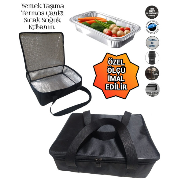 SEVBAGS YEMEK TAŞIMA TERMAL TERMOS ÇANTASI ürün görseli 1