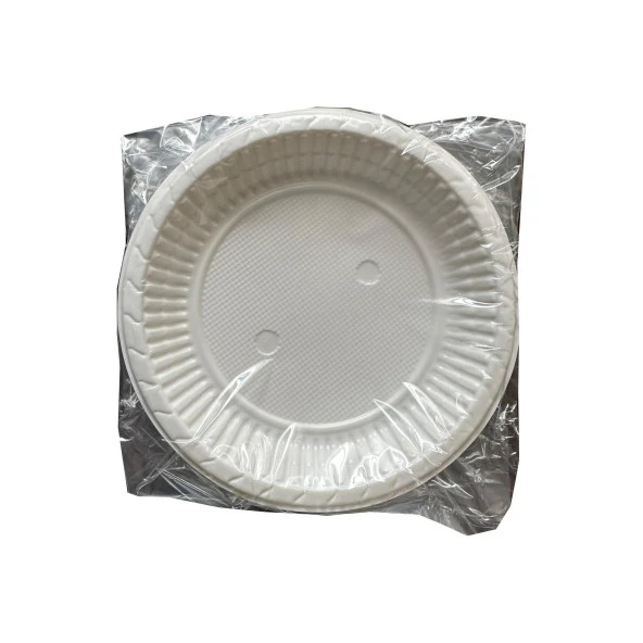 Tek Kullanımlık Plastik Tabak - 19 Cm. - 10 Adetlik 1 Paket ürün görseli 1