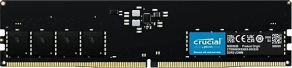 Crucial CT32G56C46U5 32 GB 5600 MHz DDR5 CL46 Pc Ram ürün görseli 1