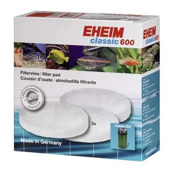 Eheim Classic 600 (2217) Yedek Elyaf 3 adet ürün görseli 1