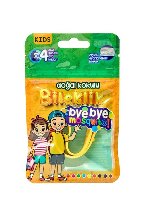 BYE BYE MOQUİTO Sivrisinek Kovucu Bileklik Çocuk ürün görseli 1