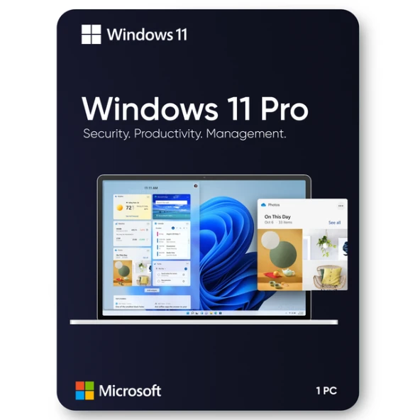 Windows 11 Pro 64 Bit Türkçe İşletim Sistemi ürün görseli 1