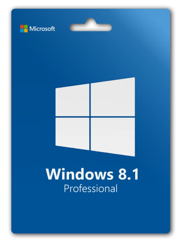 Windows 8.1 Pro 32 Bit-64 Bit Destekli Türkçe Lisans Anahtarı ürün görseli 1