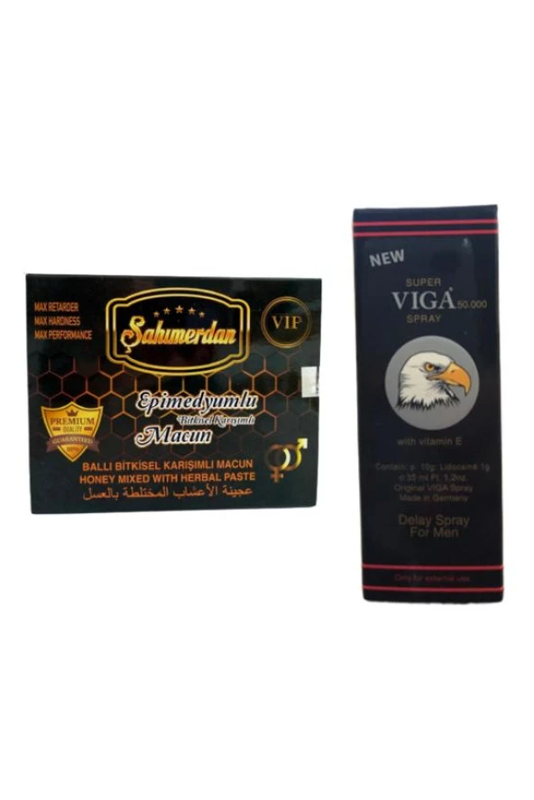 ŞAHMERDAN STİCK BİTKİSEL MACUN + SÜPER V I G A GEÇİKTİRİCİ SPREY ürün görseli 1